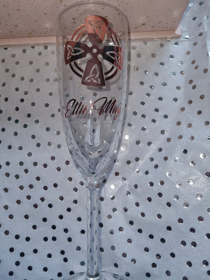 Personalised Champagne Flute