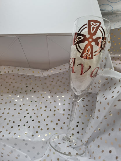 Personalised Champagne Flute