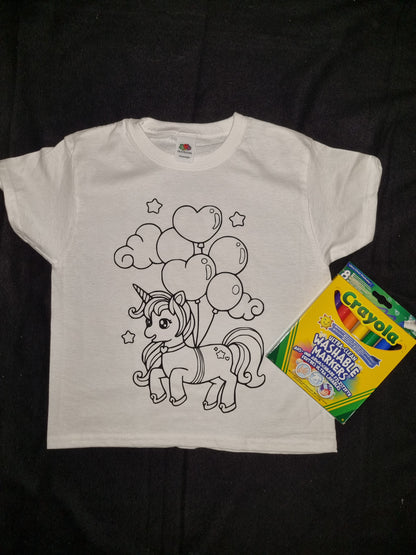 Colour your own T-Shirt (with markers)