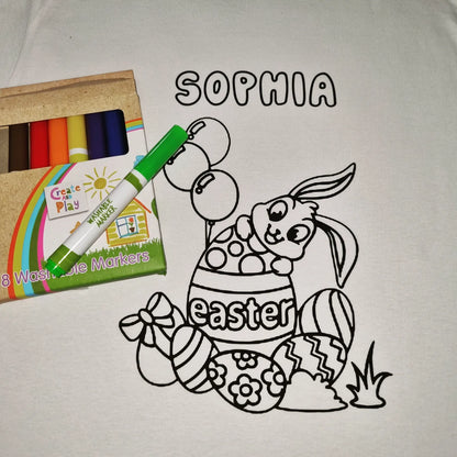 Colour your own T-Shirt (with markers)