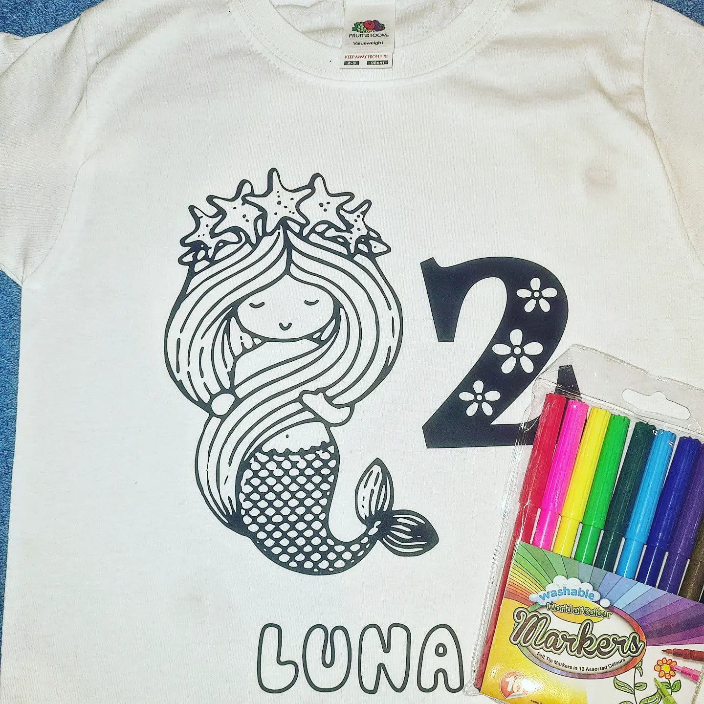 Colour your own T-Shirt (with markers)