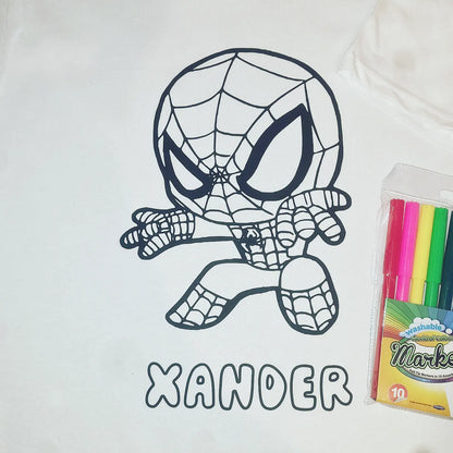 Colour your own T-Shirt (with markers)