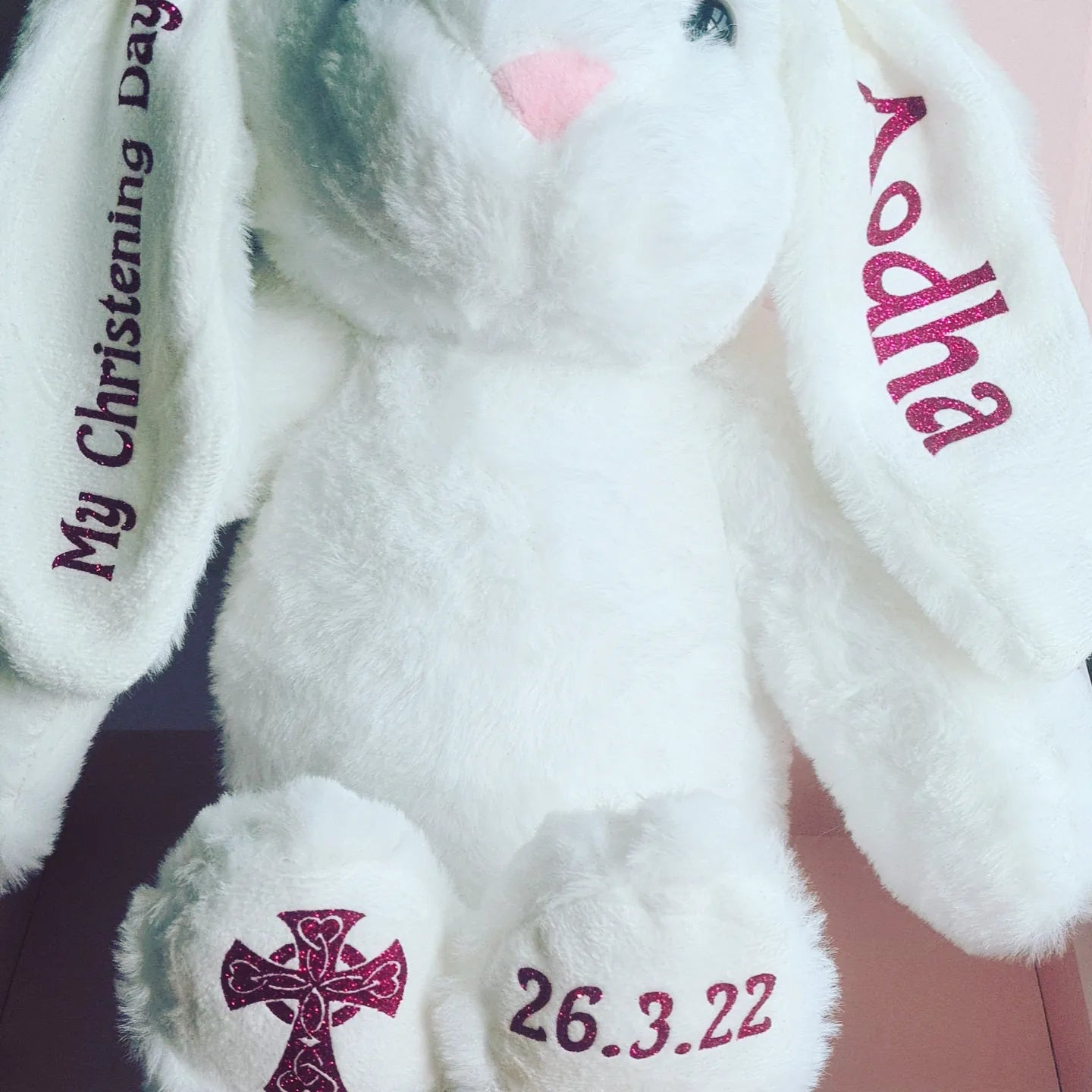 Personalised Bunny Plush Teddy