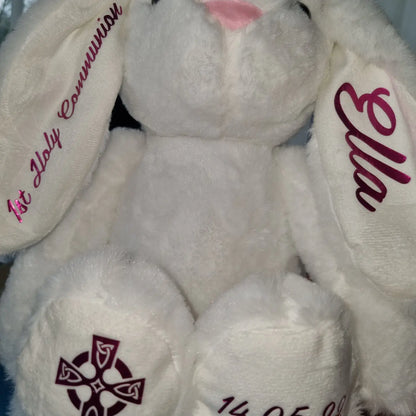 Personalised Bunny Plush Teddy