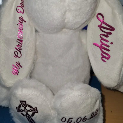 Personalised Bunny Plush Teddy