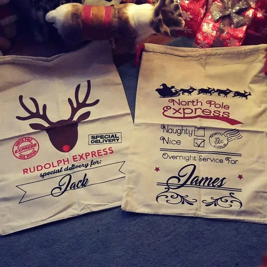 Luxury Personalised Christmas Sack