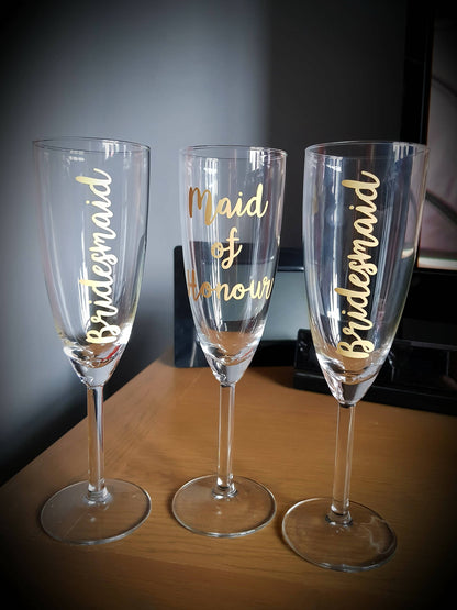 Personalised Champagne Flute